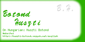 botond huszti business card